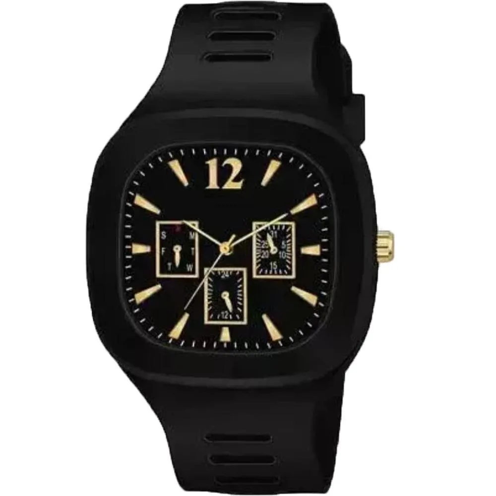 Men's Silicon Analogue Fashion Watch