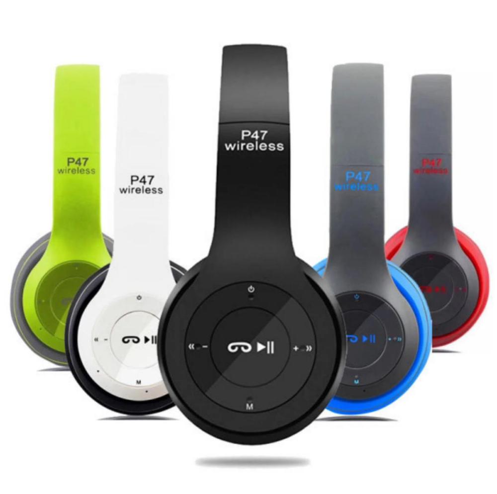 Wireless Stereo Headphones with Bluetooth and FM Radio