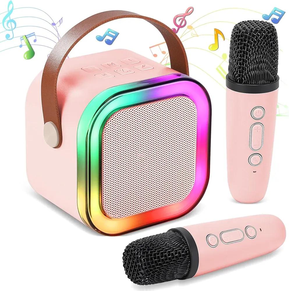 2 Pcs Portable LED Wireless Speakers