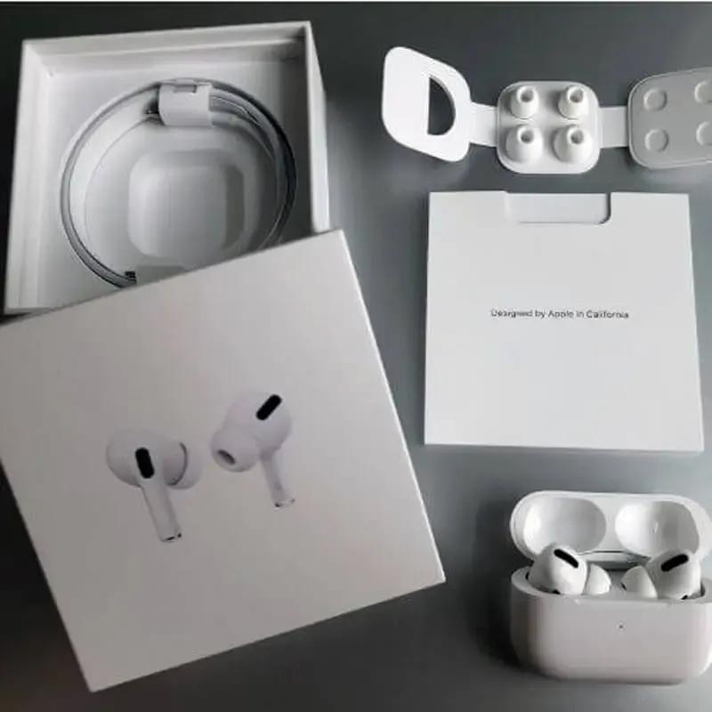 Apple AirPods Pro 2 Style TWS Wireless Earbuds with Active Noise Cancellation & Wireless Charging Case (White)